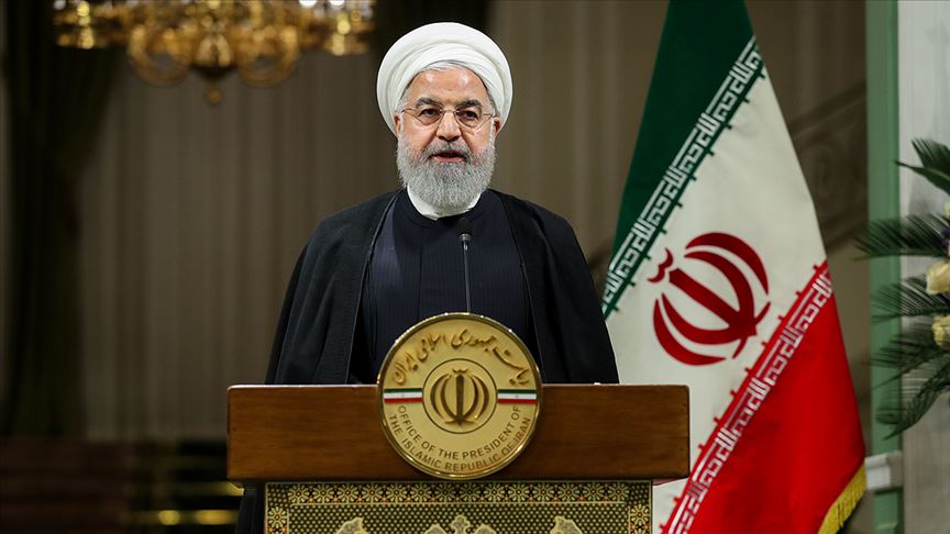 İran Cumhurbaşkanı Ruhani: İran'a karşı yürütülen bir irade ve ümit kırma savaşıdır