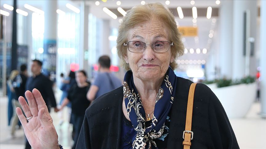 69 yıllık vatan özlemini gideren Raşel Kazes Arjantin'e döndü