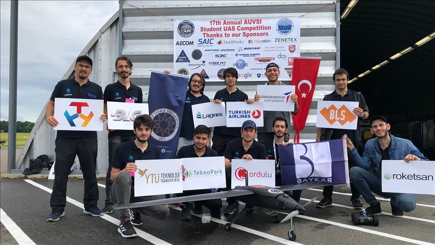 جامعة يلدز التركية الثالثة في مسابقة طائرات مسيرة بالولايات المتحدة
