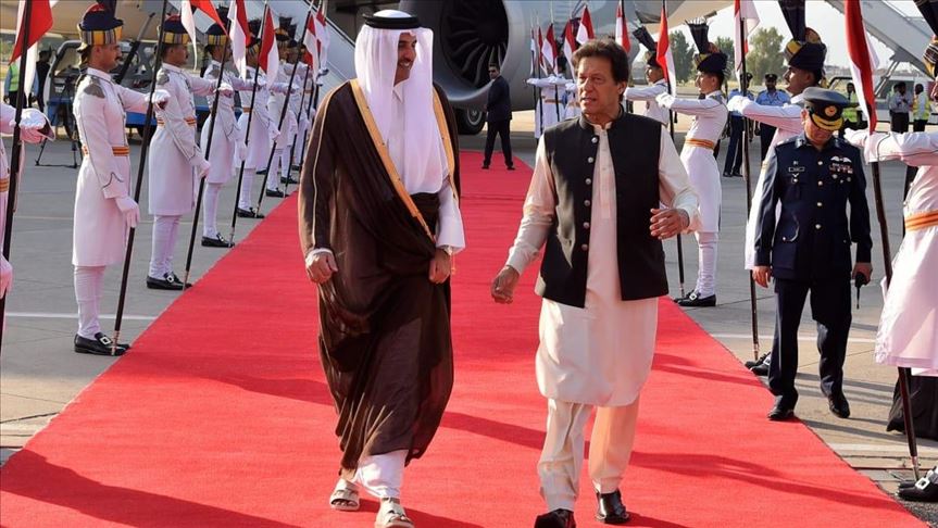 Qatari emir arrives in Pakistan on 2-day official visit