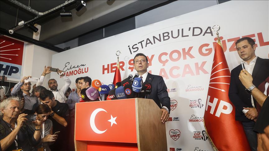 Candidato opositor a alcaldía de Estambul agradece "proteger" la democracia 
