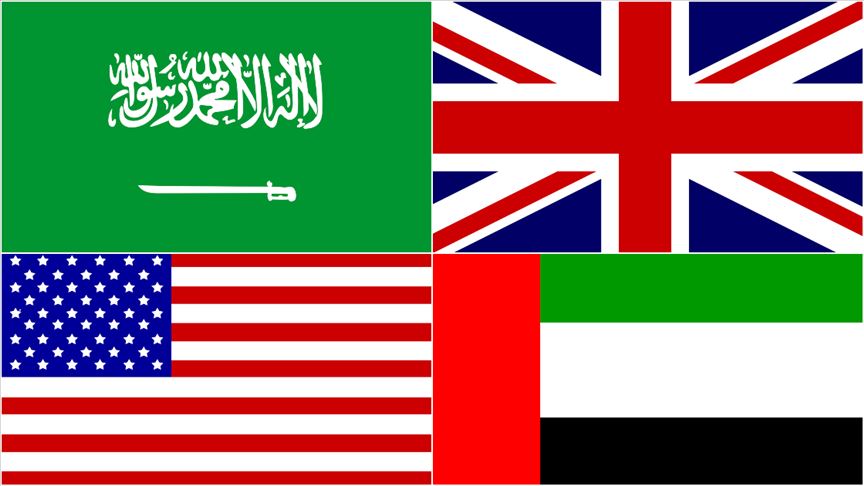 Suudi Arabistan, BAE, ABD ve Ä°ngiltere'den ortak aÃ§Ä±klama 