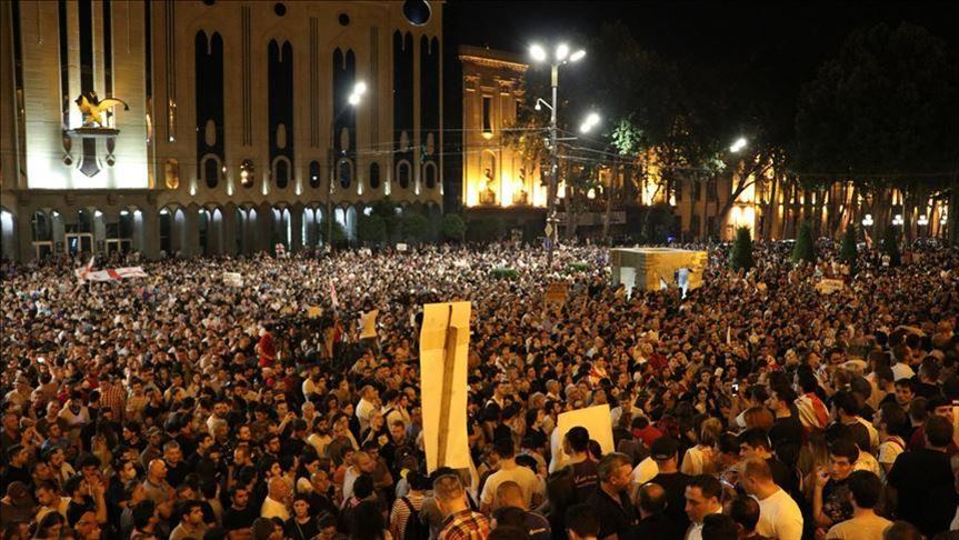 جورجيا.. تواصل الاحتجاجات الشعبية في العاصمة تبليسي