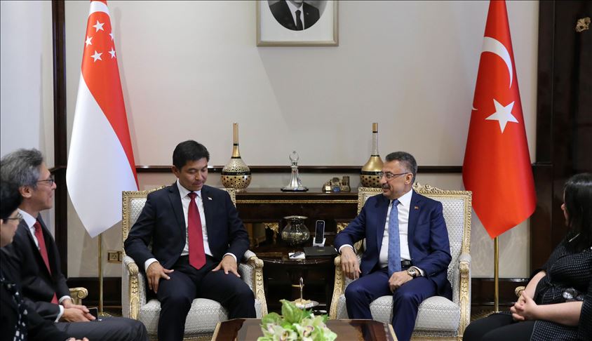 دیدار رئیس پارلمان سنگاپور با معاون رئیس‌جمهور ترکیه