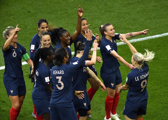 Prancis maju perempat final Piala Dunia Wanita 2019