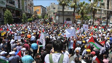 Palestinians protest US-led conference in Bahrain