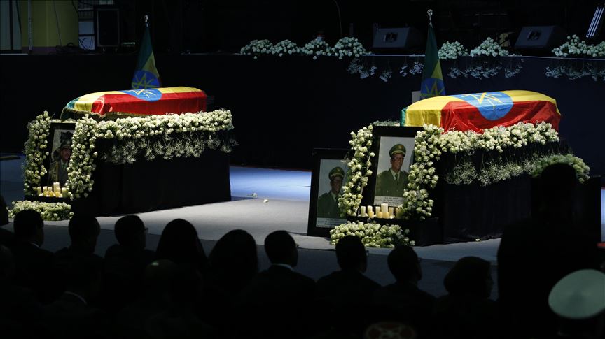 برگزاری مراسم خاک‌سپاری رئیس ستاد مشترک ارتش اتیوپی
