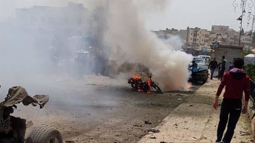 2 terluka dalam serangan bom mobil beruntun di Azaz, Suriah