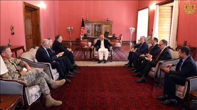 دیدار غنی و پمپئو در کابل