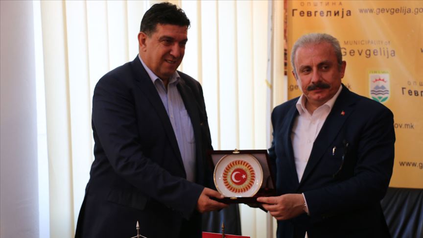 TBMM Başkanı Şentop ata toprağı Gevgeli'de