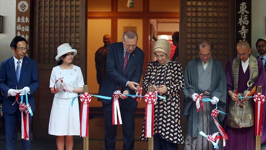 Erdogan opens Ara Guler photo exhibit in Japan