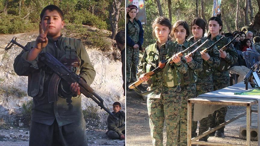 PKK/YPG terrorists admit to recruiting child soldiers