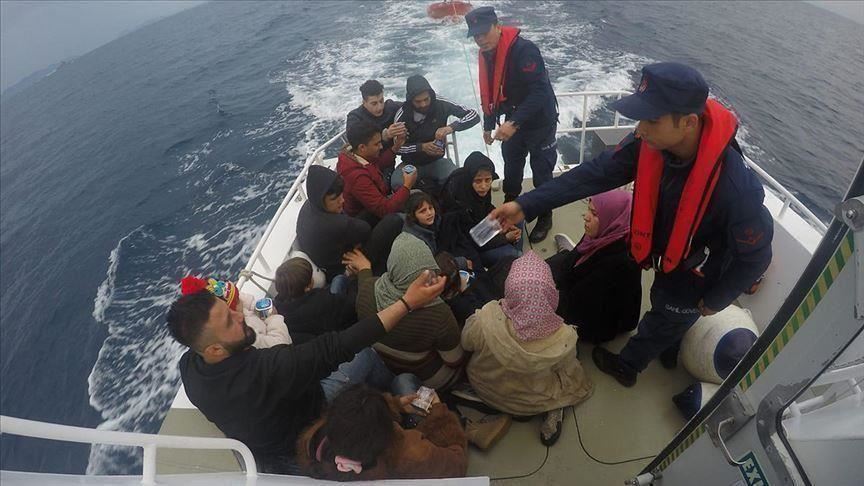 ضبط 63 مهاجرا غير نظامي غربي تركيا     
