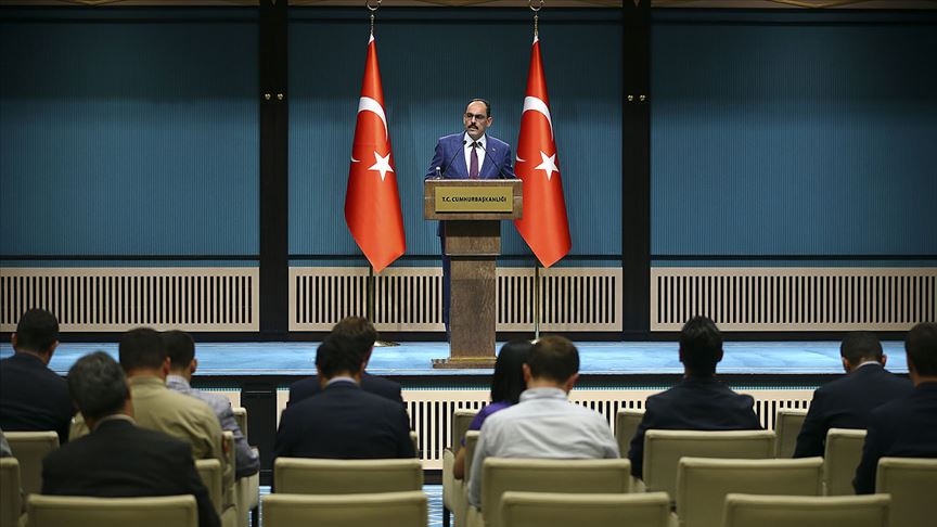 Cumhurbaşkanlığı Sözcüsü Kalın: S-400'lerin yakın bir zamanda teslimatı başlayacak