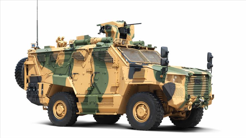 Türk Silahlı Kuvvetlerine yeni zırhlı araç