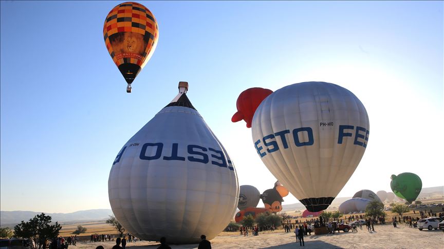 Festival internacional de globos aerostáticos en Capadocia