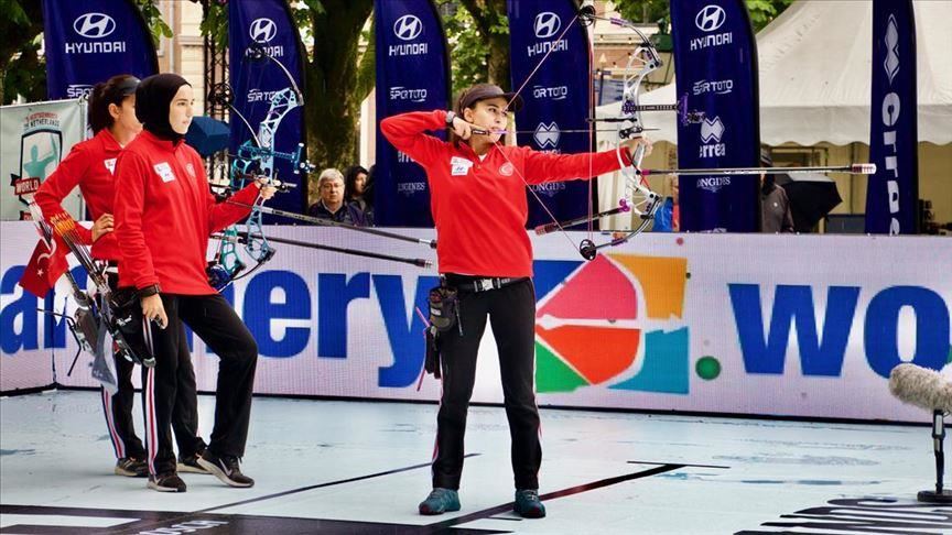 Turkish team bag gold medal in Archery World Cup