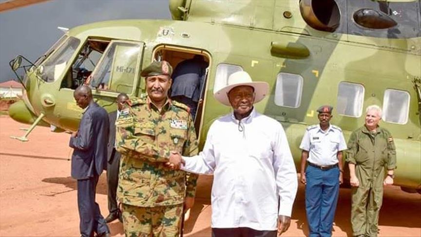 Sudan’s army council head visits Uganda for talks