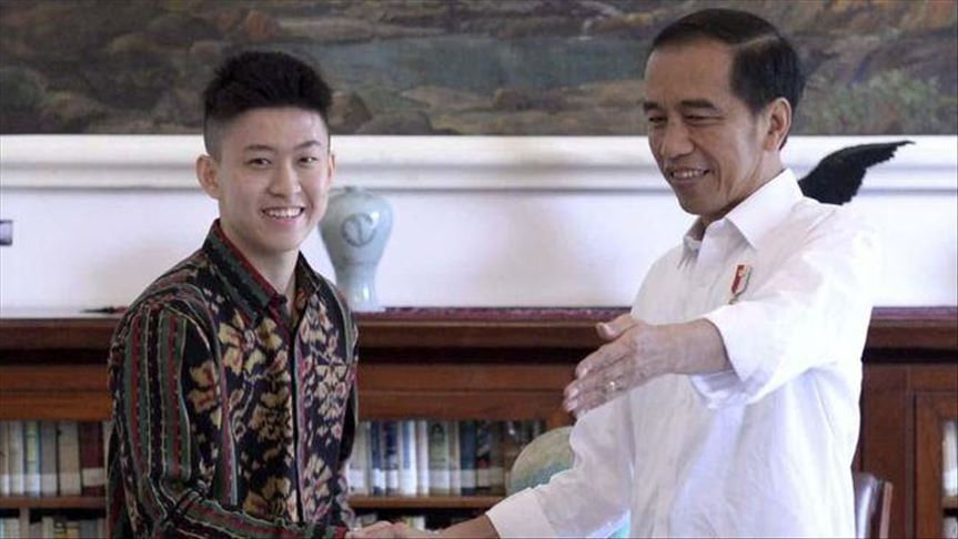 Presiden Jokowi bertemu rapper Rich Brian di Istana Bogor