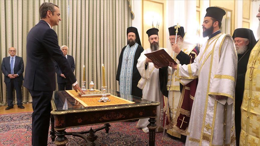 مراسم تحلیف نخستوزیر جدید یونان برگزار شد
