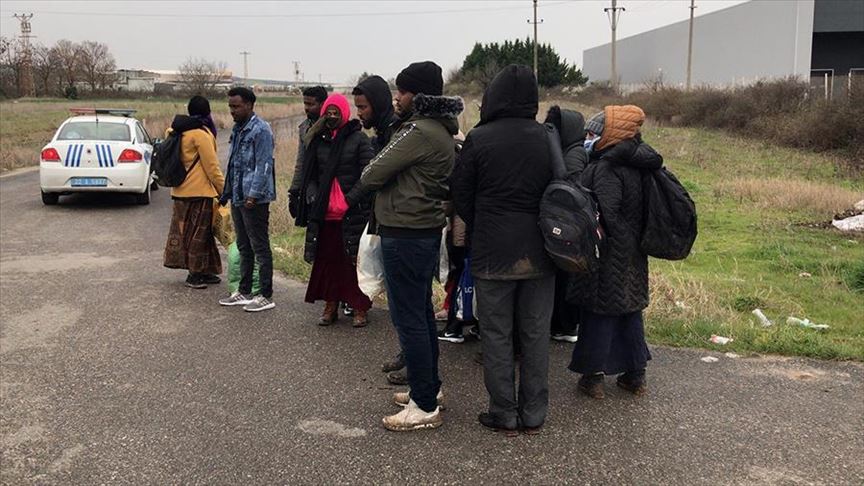 Over 770 irregular migrants held in northwestern Turkey