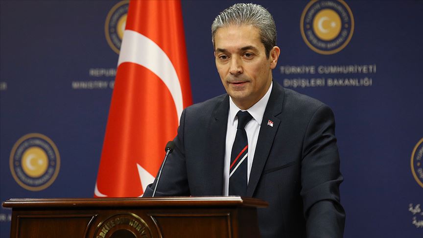 Dışişleri Bakanlığı Sözcüsü Aksoy: ABD tarafını yanlış adımlardan kaçınmaya davet ediyoruz