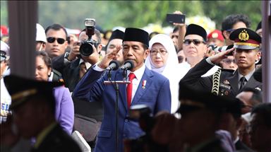 Di Ultah Polri, Presiden Jokowi bicara terorisme dan hoax