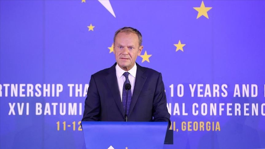 EU Council's Tusk: We stand in solidarity with Georgia