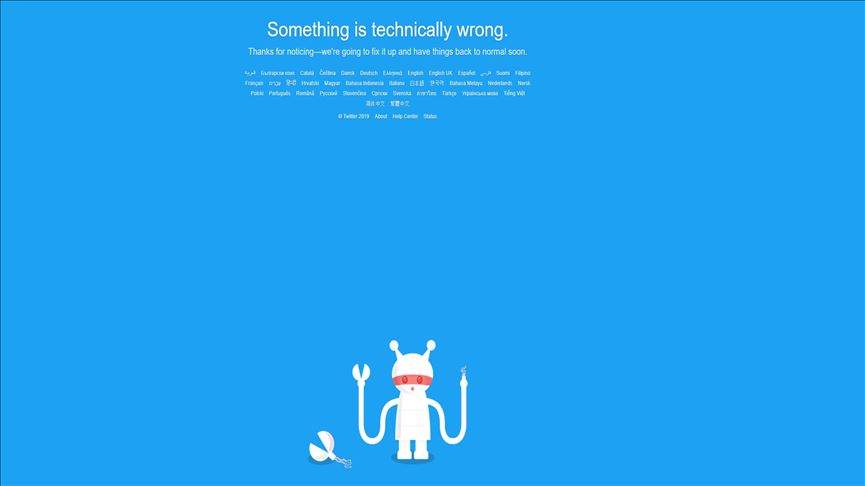 Twitter down ahead of US social media summit