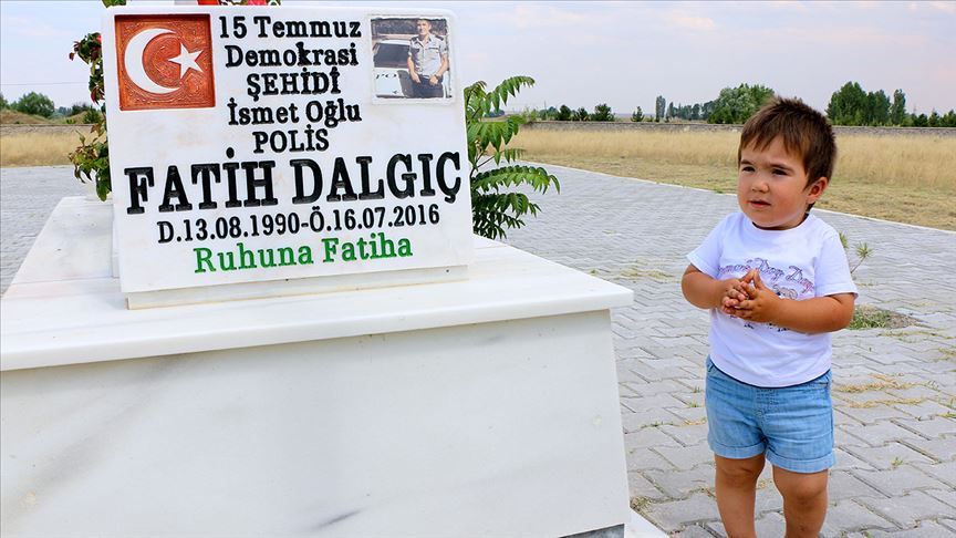 15 Temmuz şehidinin adını 2 yaşındaki kuzeni yaşatıyor
