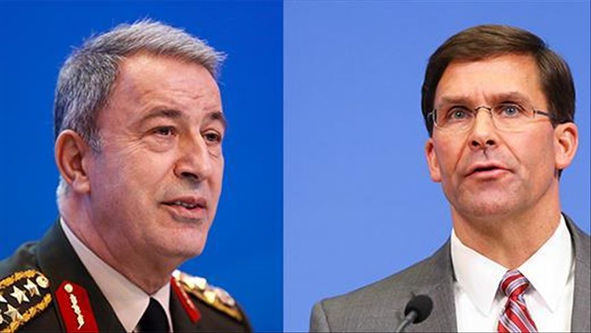 Acting US defense chief to speak with Turkey's Akar