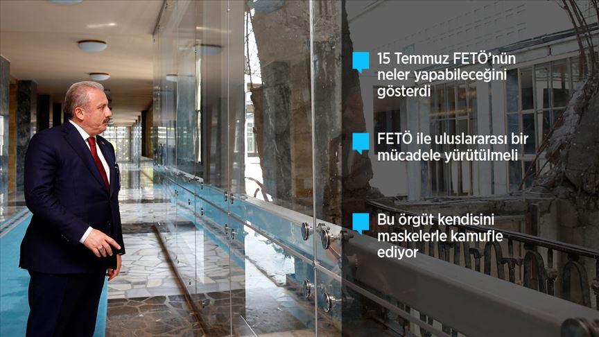 TBMM Başkanı Şentop: Türkiye FETÖ'ye karşı başarılı bir mücadele yürüttü