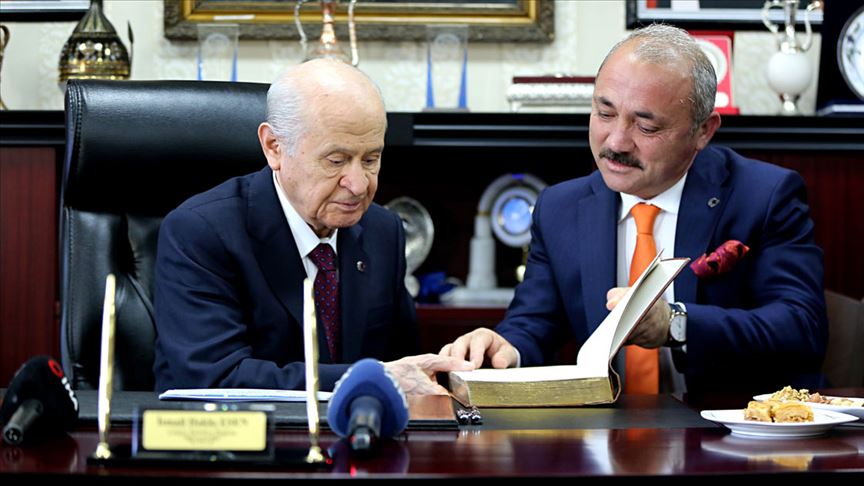 MHP Genel Başkanı Bahçeli Çankırı Belediyesi'ni ziyaret etti