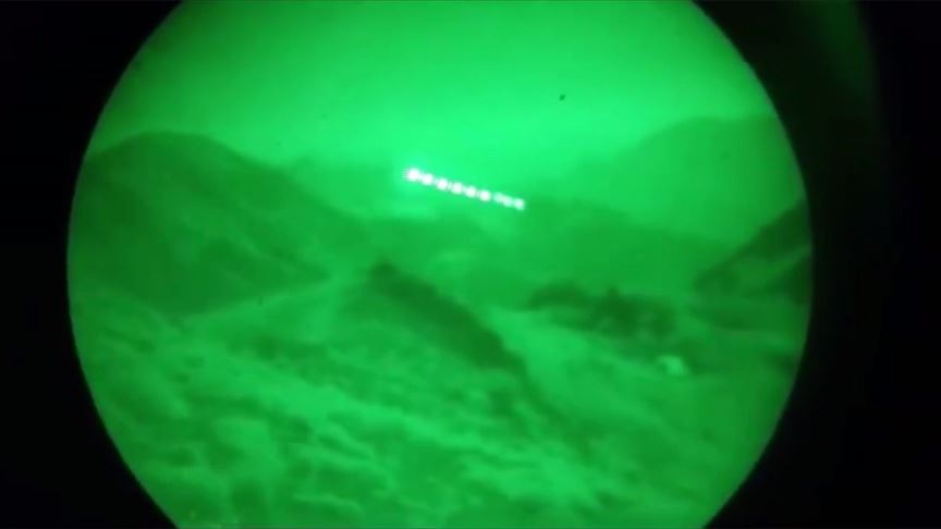 ATAK helikopterleri terör hedeflerini imha etti