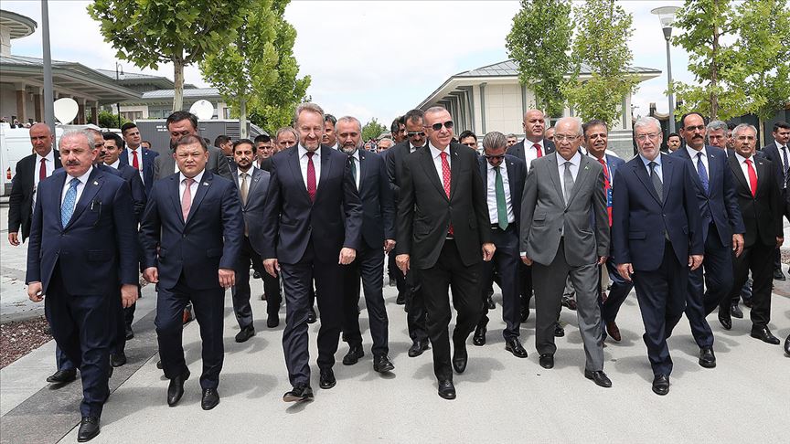 Cumhurbaşkanı Erdoğan, 15 Temmuz özel oturumu izlemek üzere TBMM'de