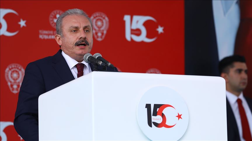 TBMM Başkanı Şentop: Emniyet güçlerimiz büyük Türkiye yolunda yürümeye devam edeceklerdir