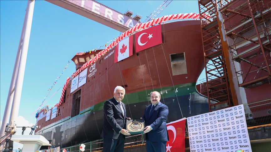 Turkish Made Arctic Fishing Vessel For Canada Launched