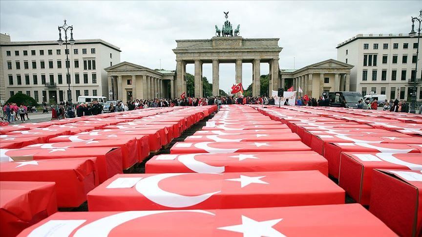 turks in germany remember failed coup bid in turkey