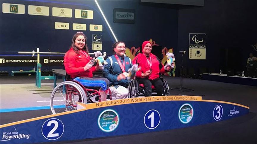 Milli sporcu Sibel Çam dünya ikincisi oldu