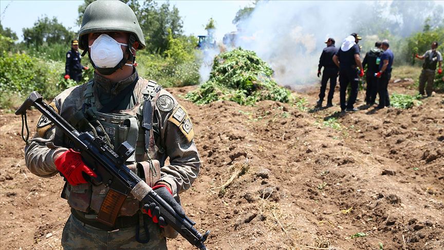 Türkiye'nin PYD/PKK'nın narko-terörüyle mücadelesi