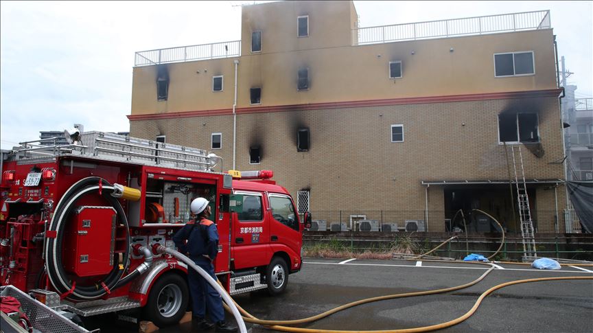 33 dead in Japan studio fire, rescue ops continue