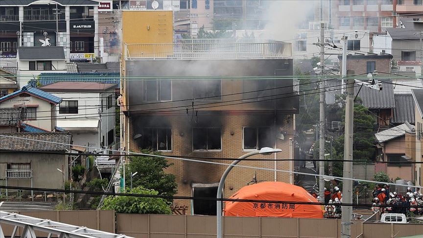 Japonya'da animasyon stüdyosunda yangın: 33 ölü