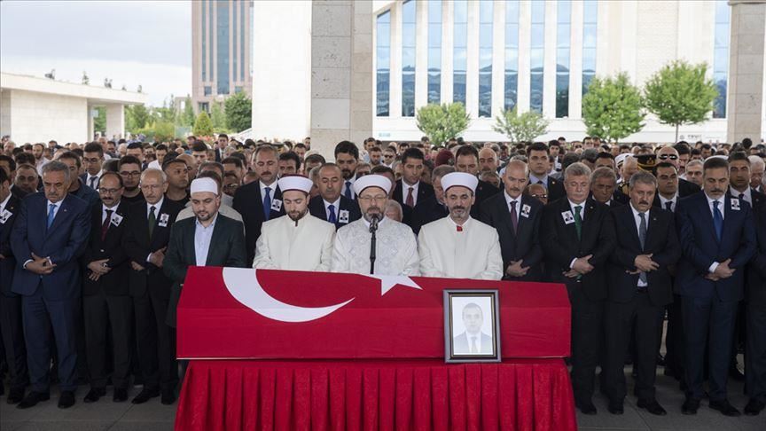 Turkey bids farewell to diplomat martyred in N.Iraq