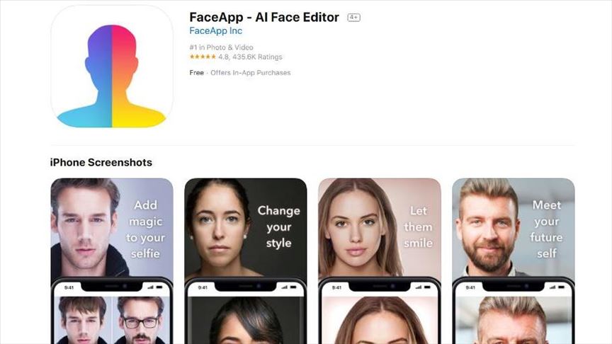 دابهزاندنی FaceAppی ساخته دهبێته هۆی توشبوونی ئامێره دیجیتاڵییهكان به رێكلامی زیانبهخش