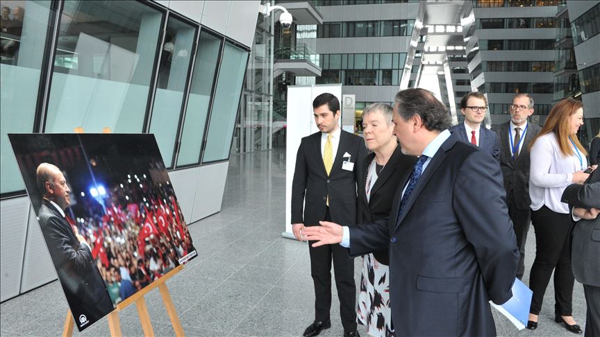 Anadolu Agency exhibits on 2016 defeated coup at NATO