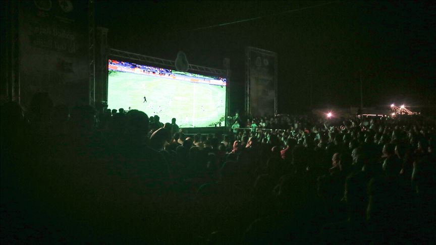 Gazans celebrate Algeria’s AFCON title win