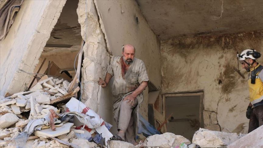 ارتفاع قتلى قصف روسي على سوق شمالي سوريا لـ25 مدنيا 