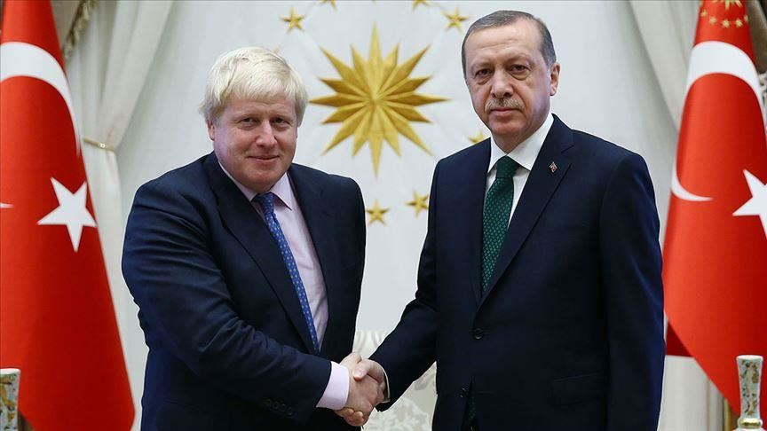Turkish president congratulates UK's Boris Johnson