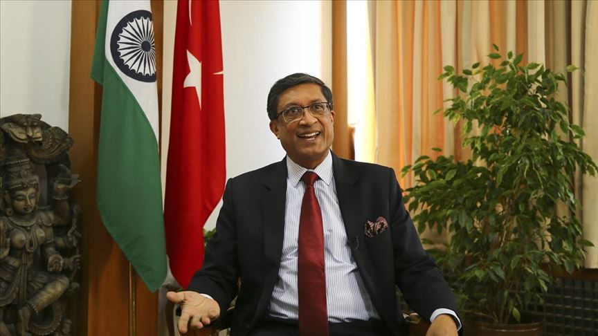 'Hindistan Türkiye'yi 21'inci yüzyıldaki doğal partneri olarak tanımlıyor'