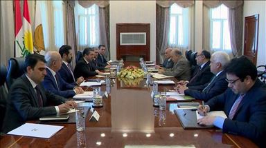 کۆبوونەوەی مەسرور بارزانی و شاندی حکوومەتی عێراق